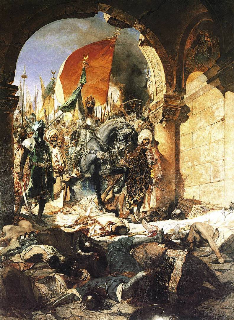Вступление Мехмеда II в Константинополь. 1876 г.