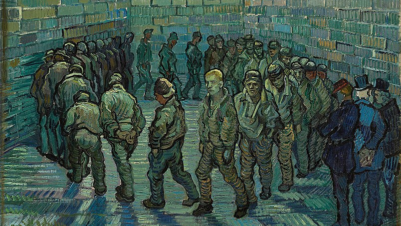 Винсент ван Гог. Прогулка заключенных. 1890