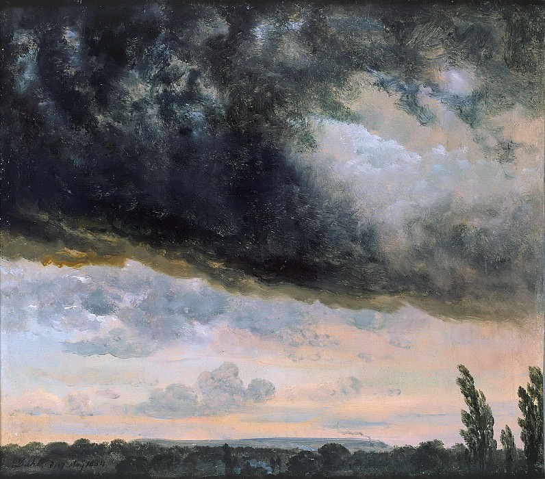 Юхан Кристиан Клаусен Даль. Облака. 1834