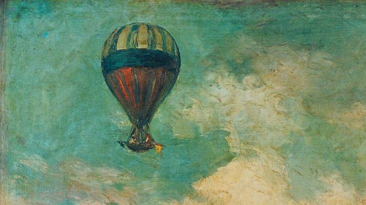 Франсиско Гойя. Воздушный шар или полёт Монтгофери (фрагмент). XVIII-XIX в.