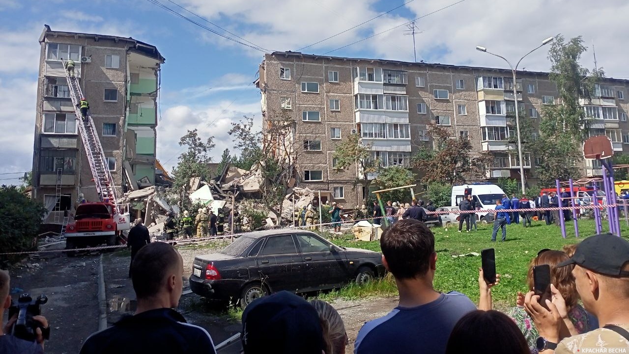 Обрушение части дома в Нижнем Тагиле