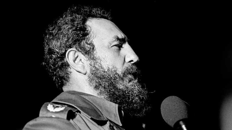 Фидель Кастро во время выступления в Гаване. 1978