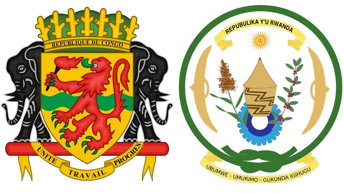 Гербы Конго и Руанды