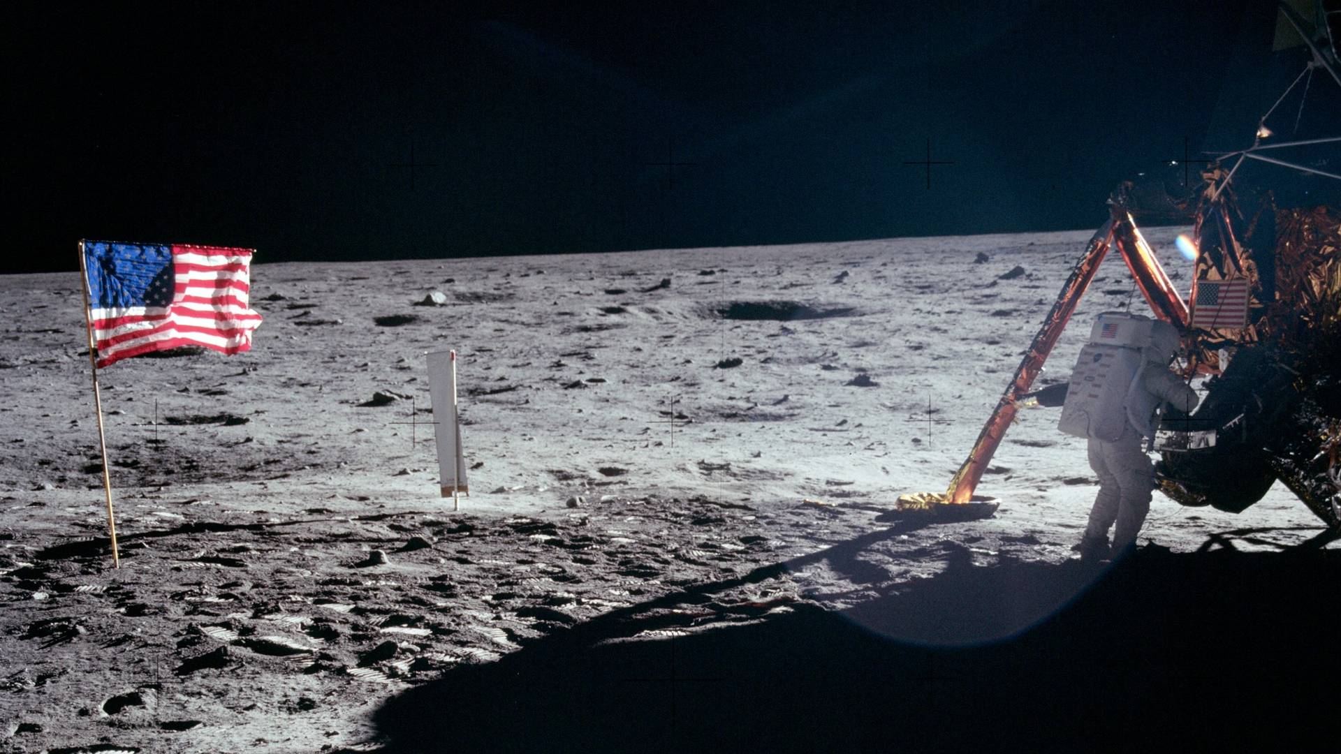 Фотографии высадки американцев на луну