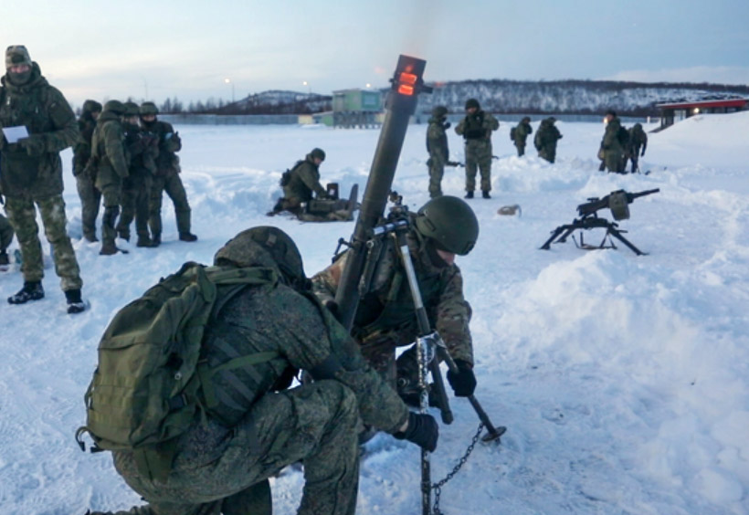 Артиллеристы и гранатомётчики Северного флота совершенствуют боевую выучку в Заполярье