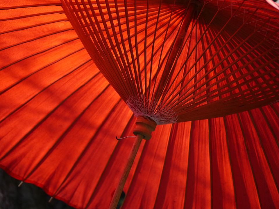 Япония, зонтик