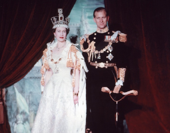 Коронационный портрет Елизаветы II и Филиппа, июнь 1953 года