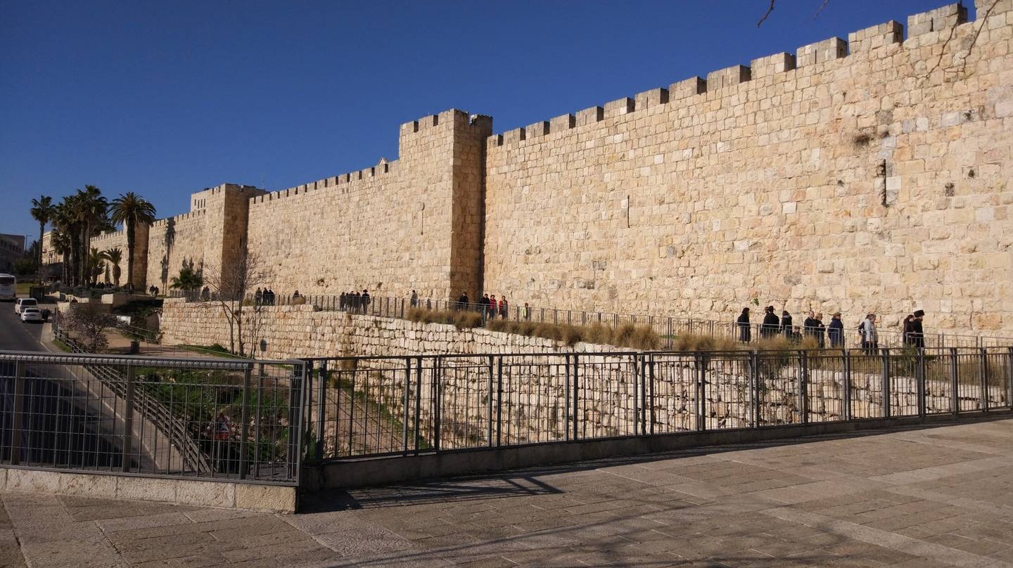 Стены старого города. Иерусалим.