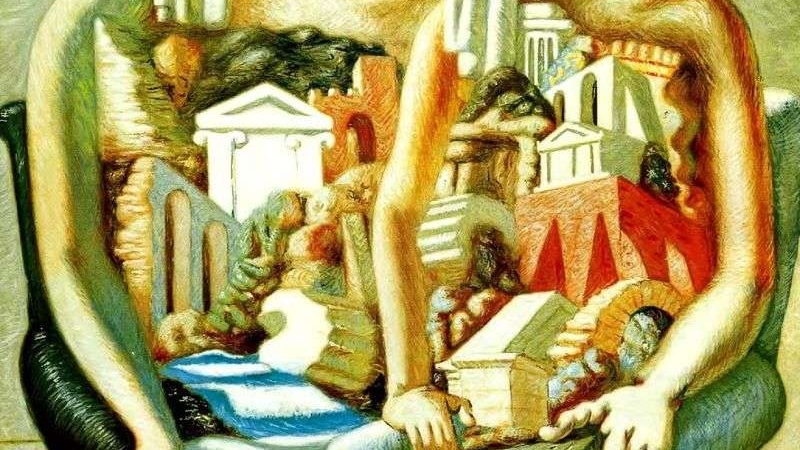 Джорджо де Кирико. Археология (фрагмент). 1927