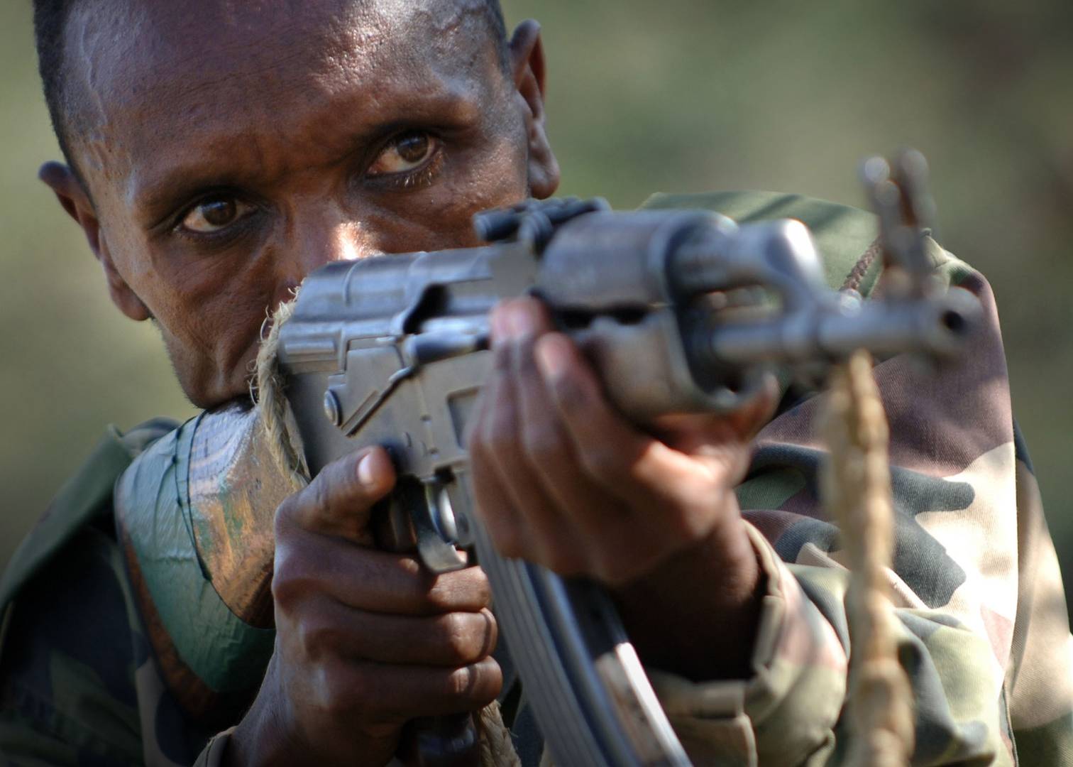 Эфиопский солдат