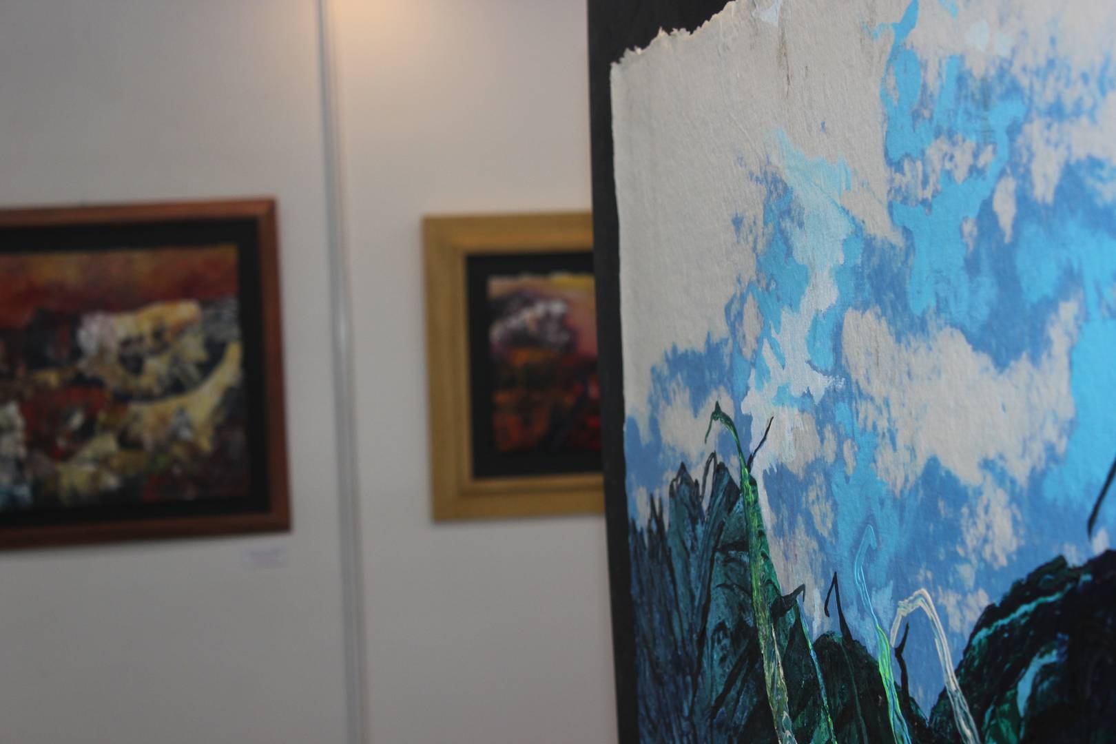 Экспозиция картин Наполитано на «Арт-Пермь — 2020» 