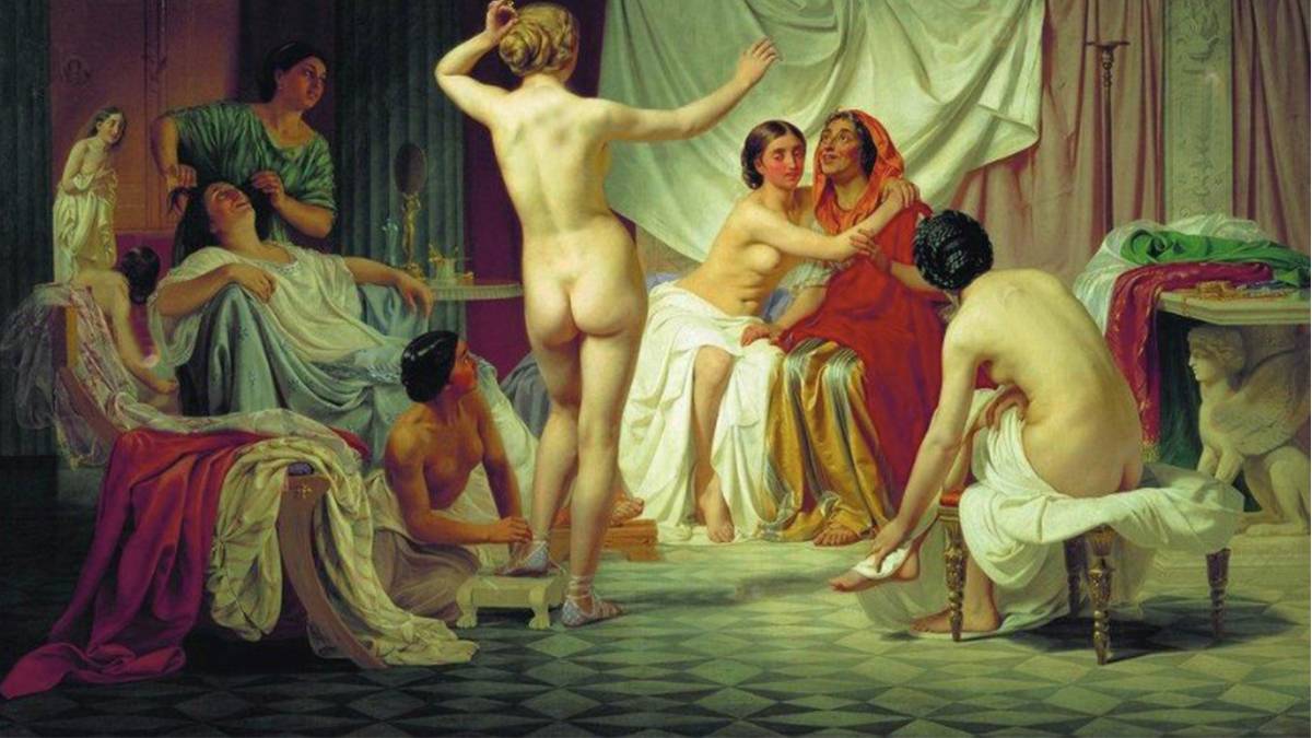 «Римские бани» (1858) Ф. А. Бронников