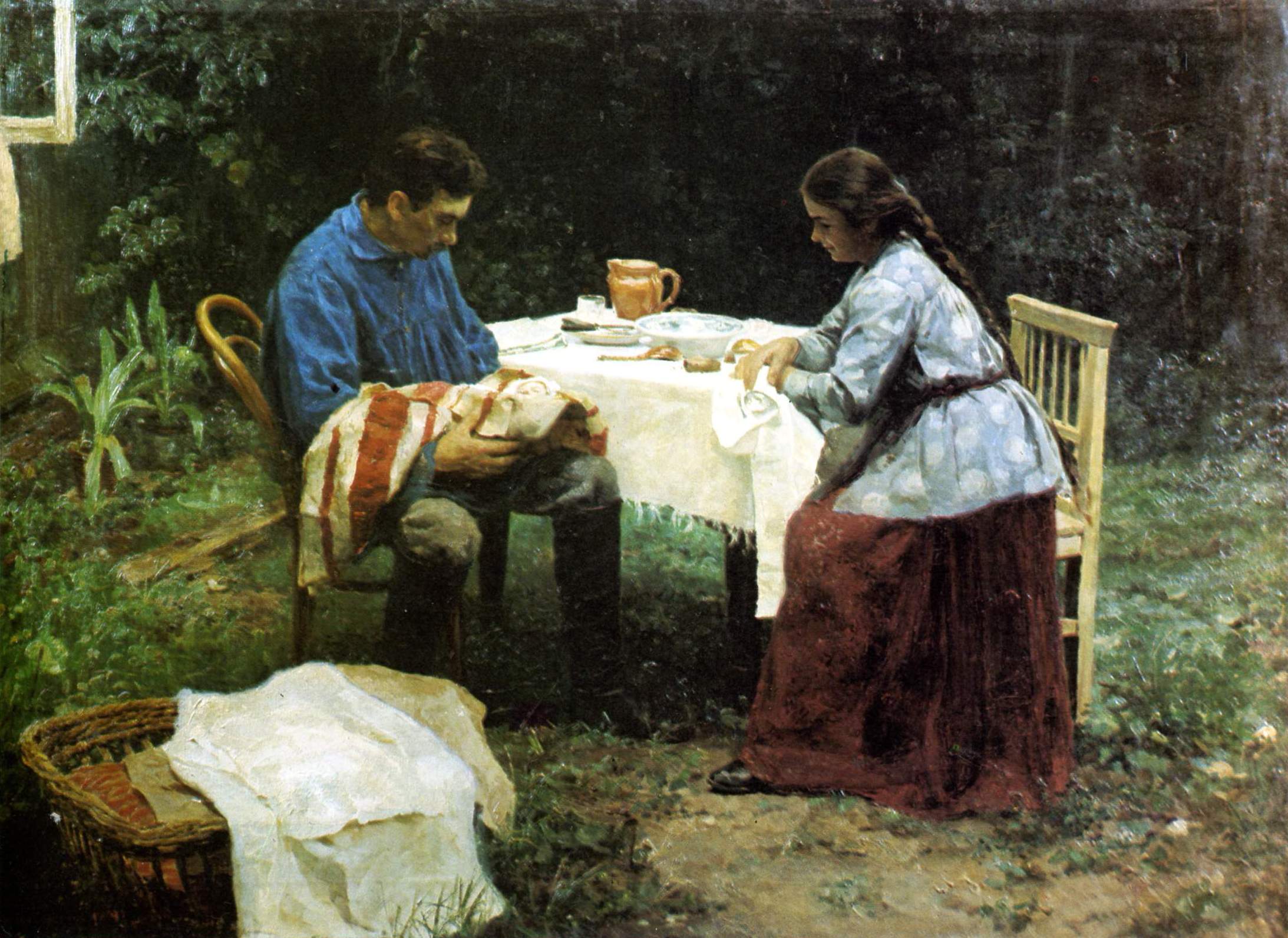 Николай Касаткин. Рабочая семья. Что его ждет? 1891