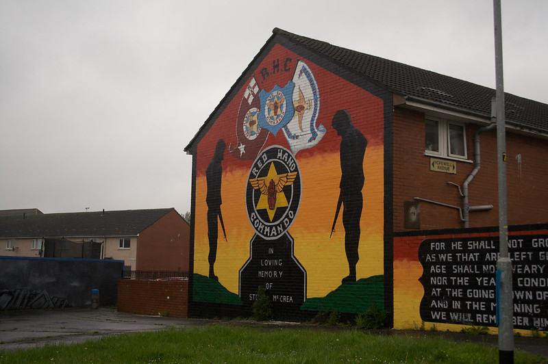 Граффити ольстерских лоялистов. Белфаст, Северная Ирландия