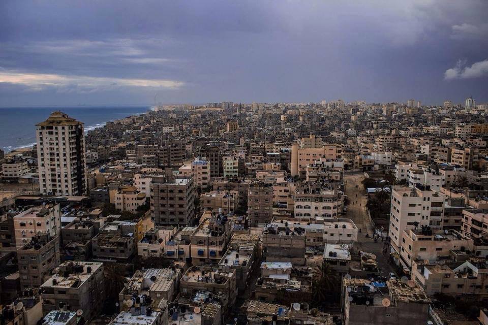 Панорама Хан-Юниса. сектор Газа.