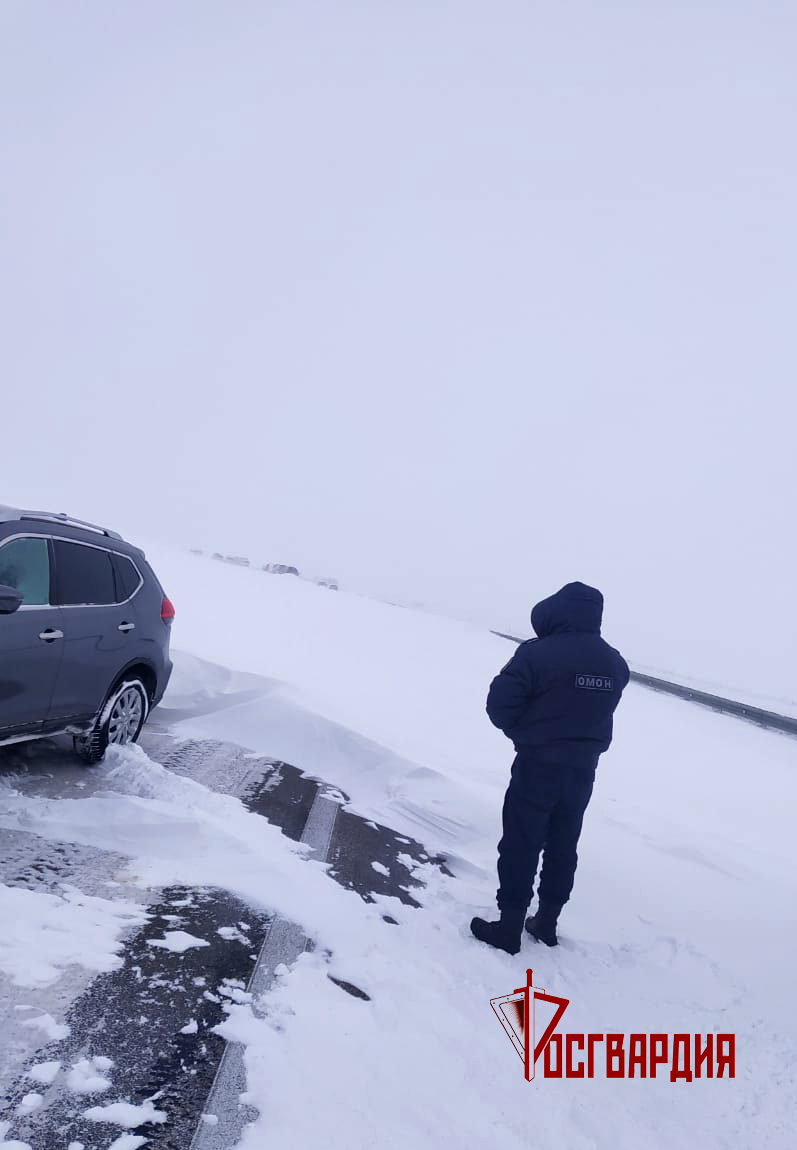 ОМОН на трассе Челябинск - Магнитогорск