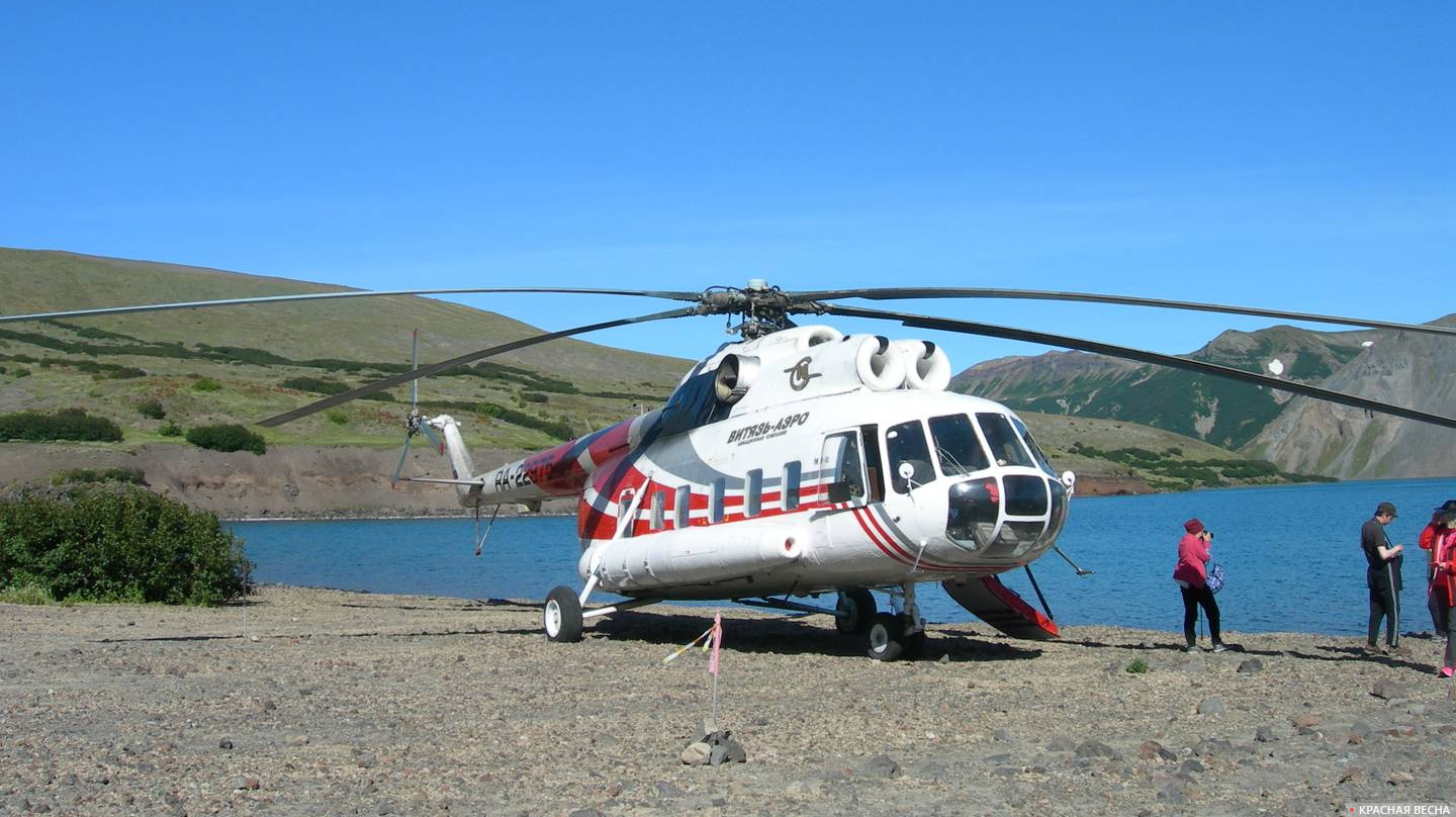 ВИТЯЗЬ-АЭРО Вертолет Ми-8 RA-22975. Камчатка