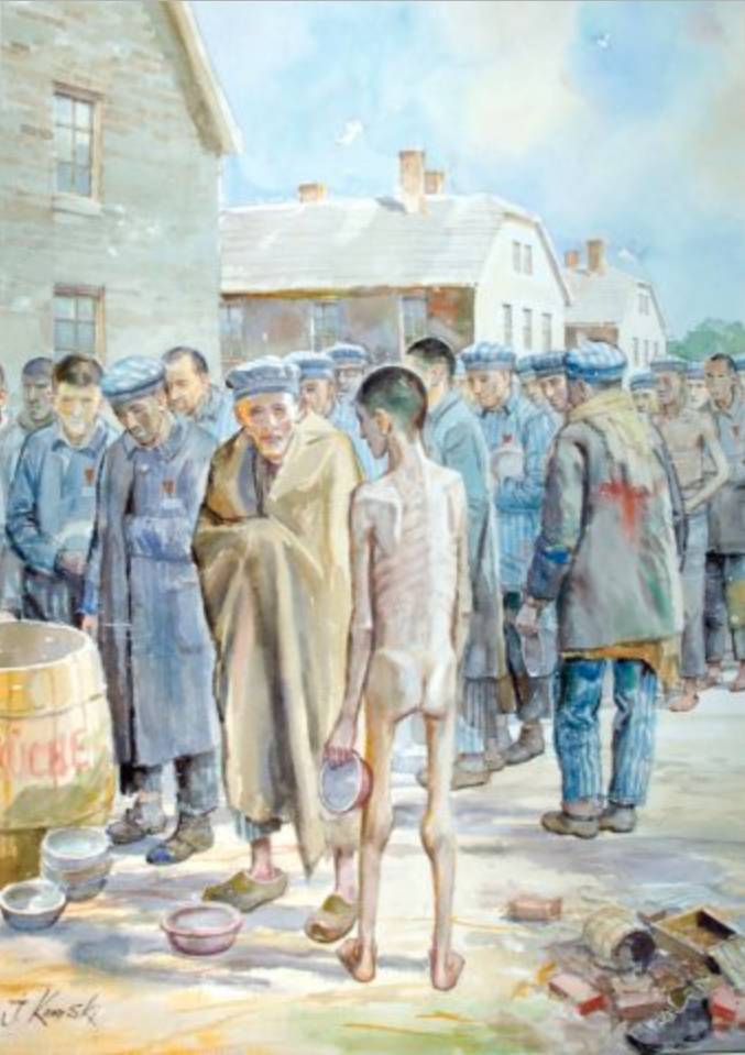Ян Комски. Продовольственная линия в главном лагере (Освенцим I)