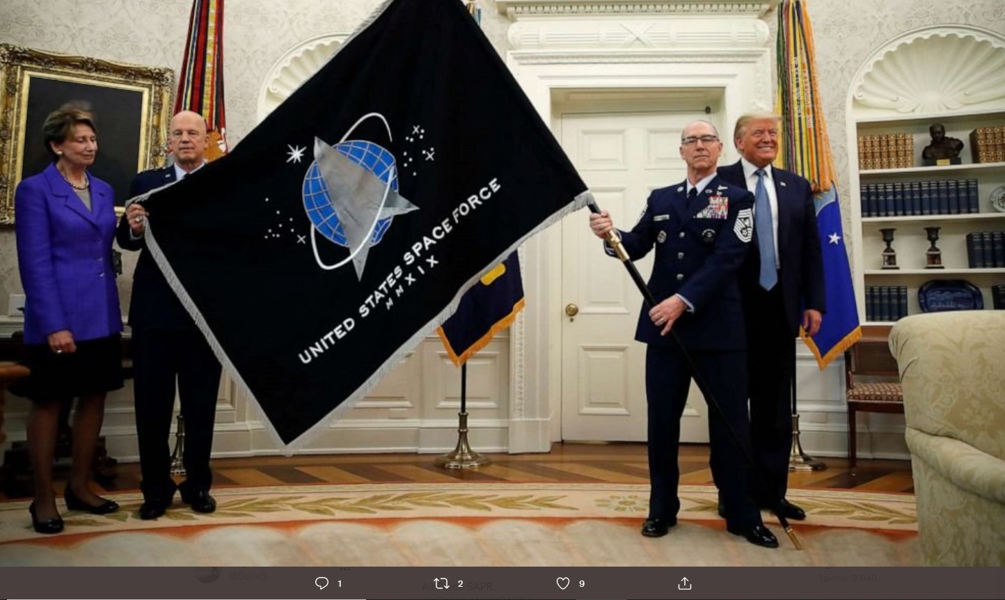 флаг Космических сил США
