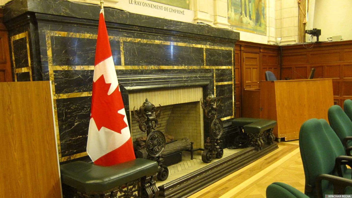 Интерьер Парламента. Оттава. Канада.