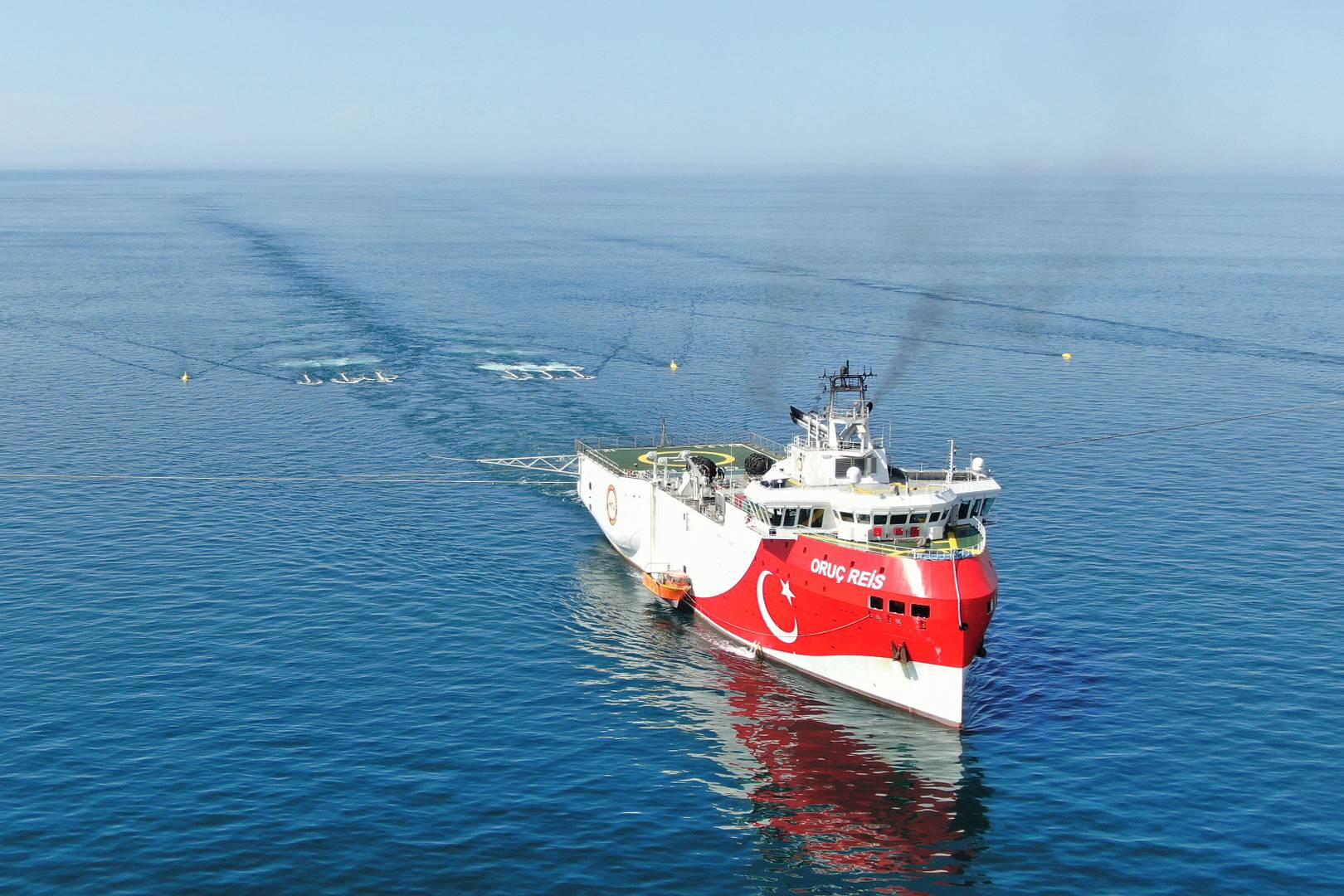 Турецкое сейсморазведочное судно Oruç Reis