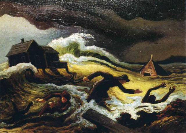 Томас Харт Бентон. Наводнение. 1951