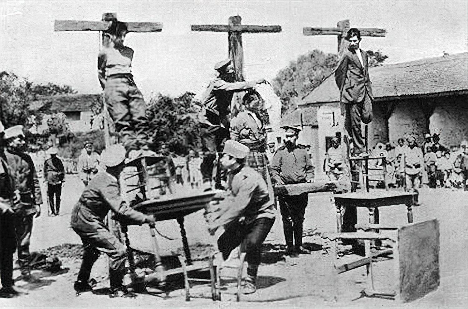 Пытки русинов в австро-венгерском концлагере Талергоф во время Первой мировой