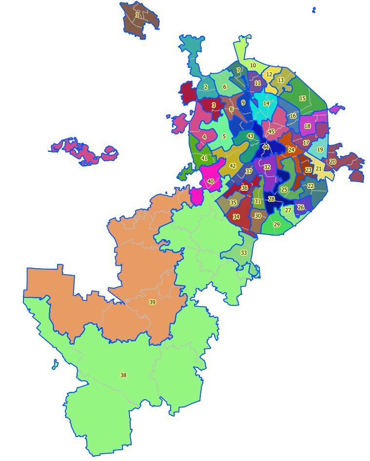 Избирательные округа Москвы