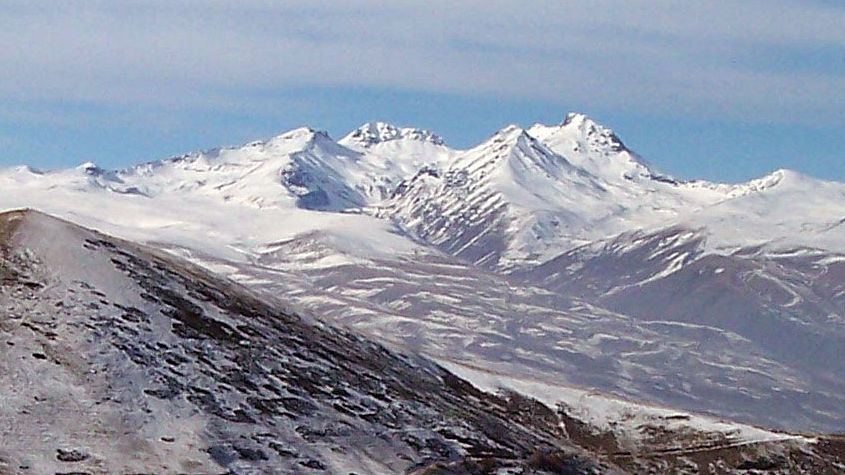 Гора Арагац. Армения