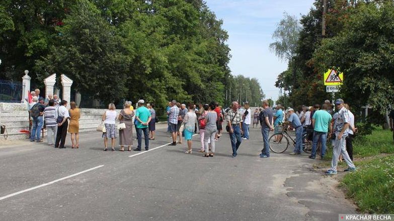 Митинг против пенсионной реформы в городе Новозыбков 29 июля 2018 г.