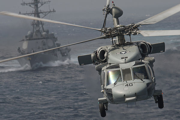 Американский военный вертолет MH-60