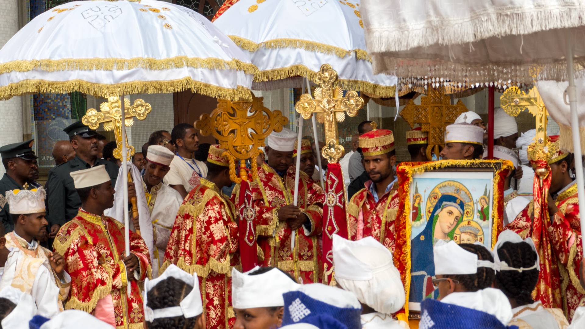 Праздник крещения в Эфиопии Тимкет