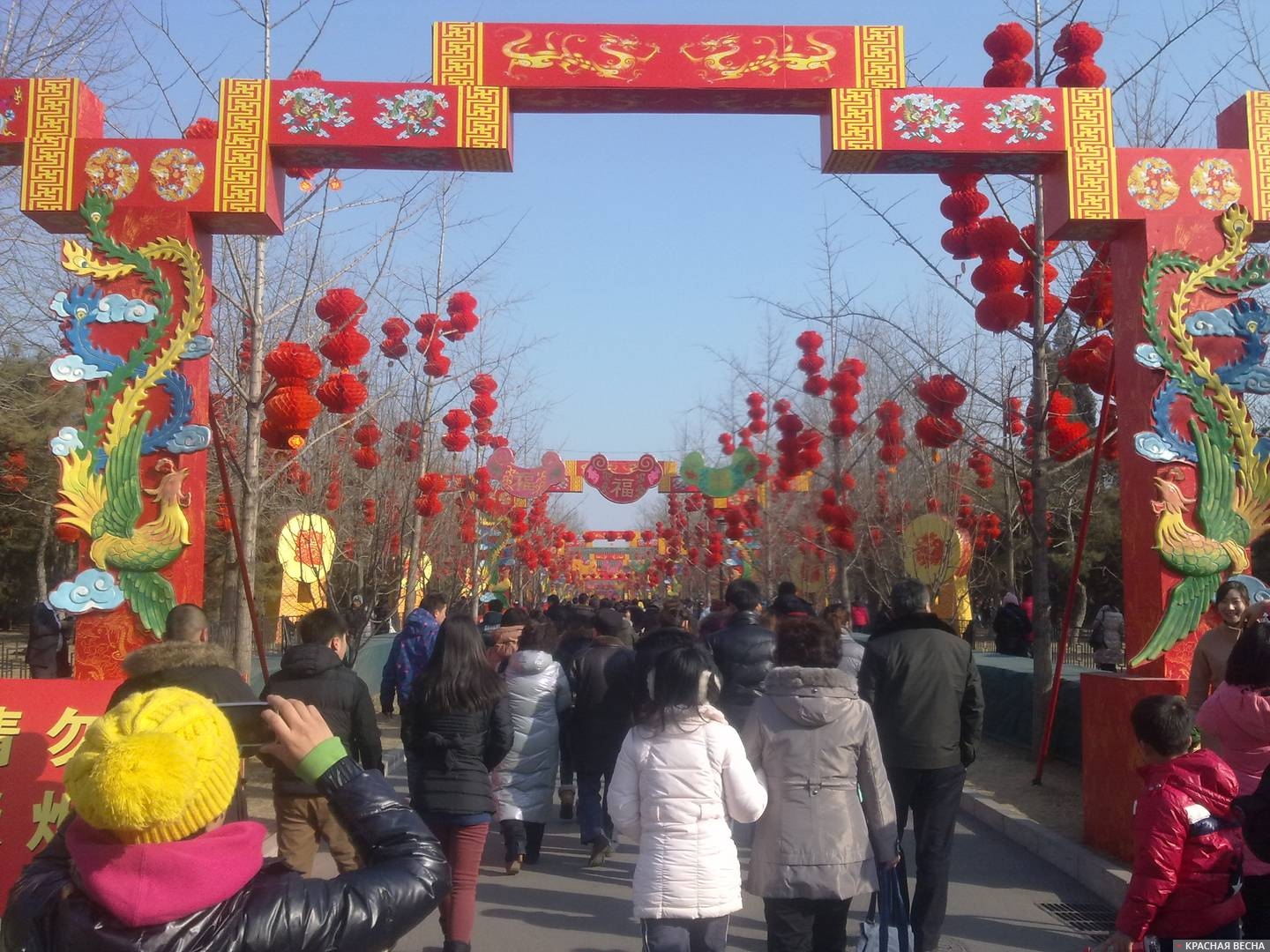 Китайский новый год улица. Хэбэй