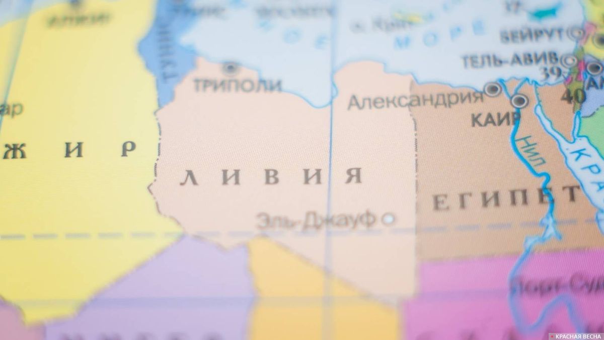 Ливия на карте