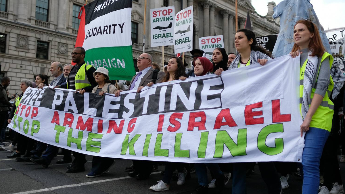 Митинг за освобождение Палестины от «израильской оккупации», Лондон, 2018 год