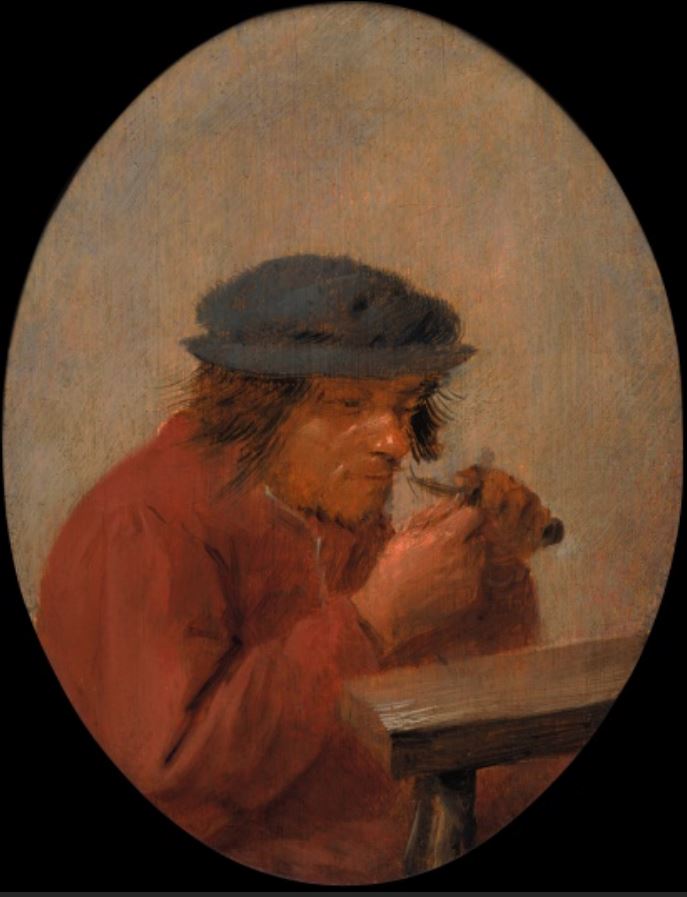 Адриан Браувер. Крестьянин обрезает ногти. 1630-1638