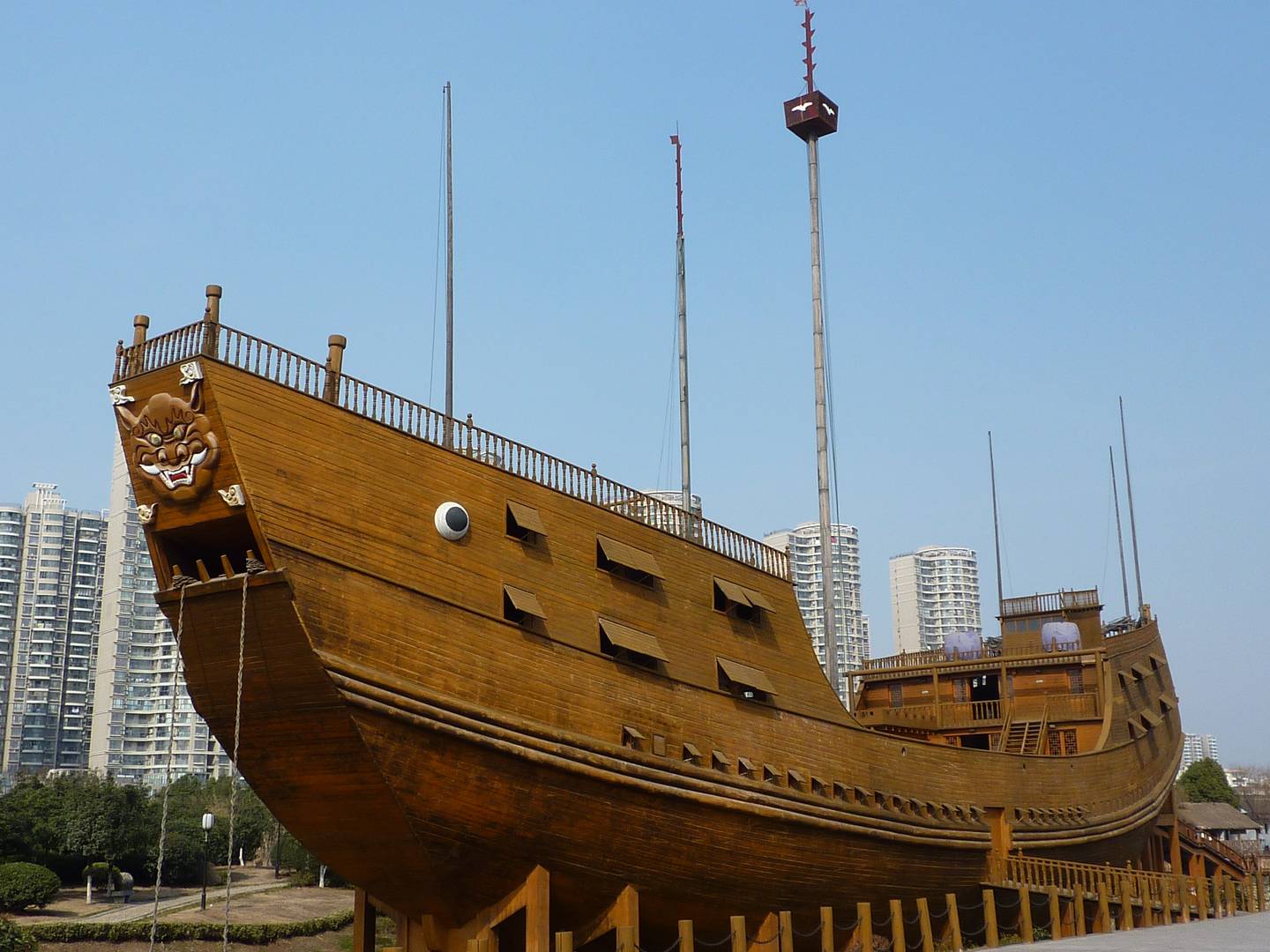 Модель корабля-сокровищницы Чжэн Хэ (XV век - реконструкция 2005 года)
