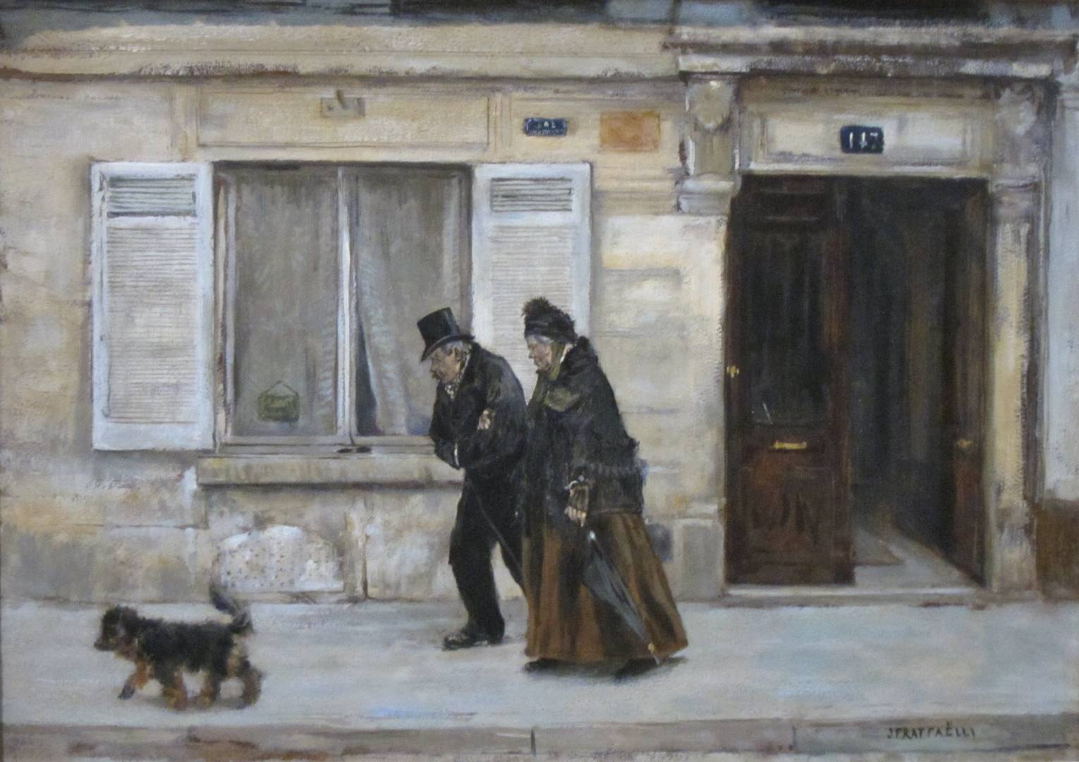 Жан-Франсуа Рафаэлли. Прогулка. 1880