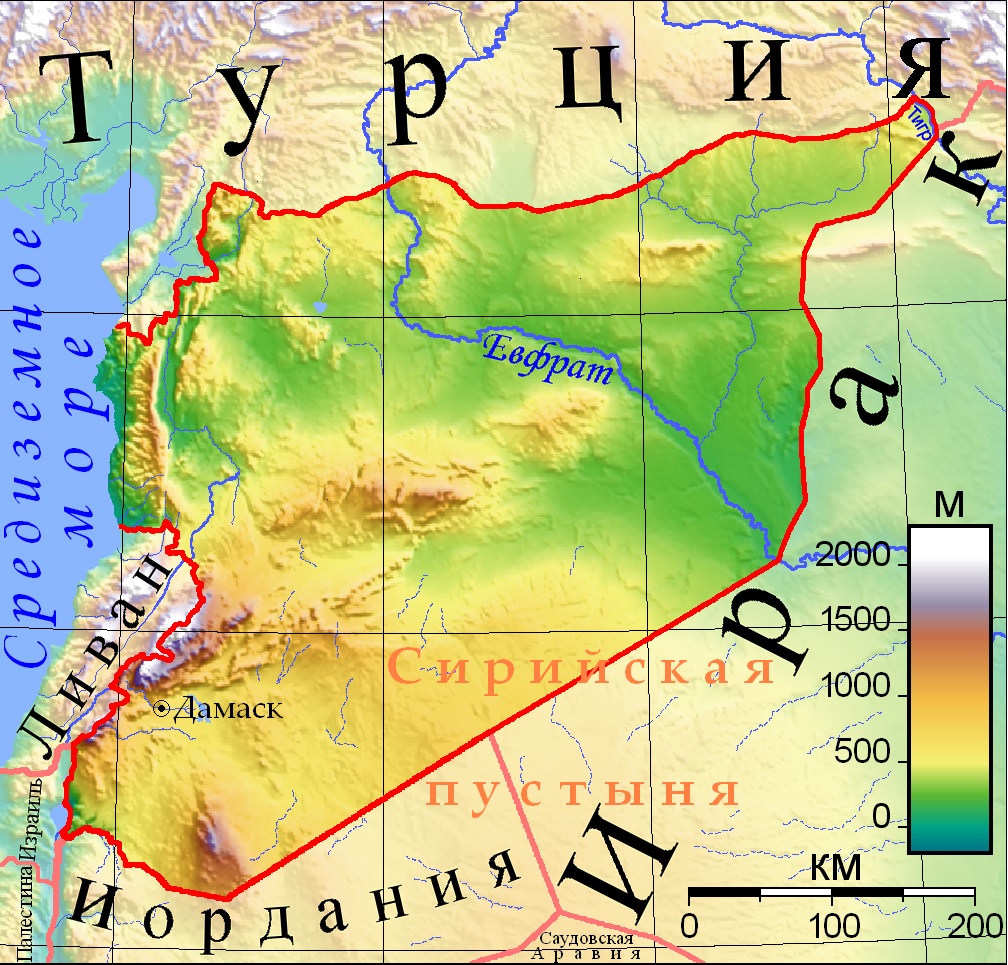 Граница Сирии и Иордании