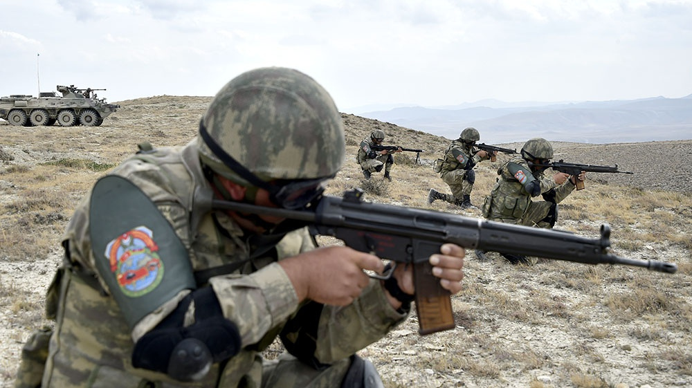 Солдаты азербайджанской армии