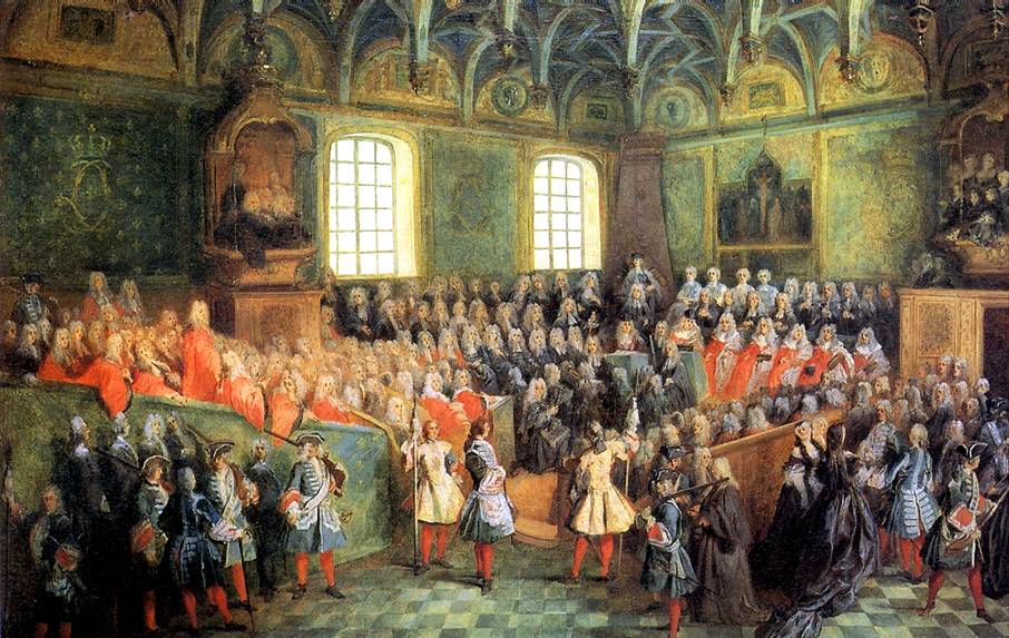 Ланкре Никола. Место Правосудия в Парижском парламенте. 1723