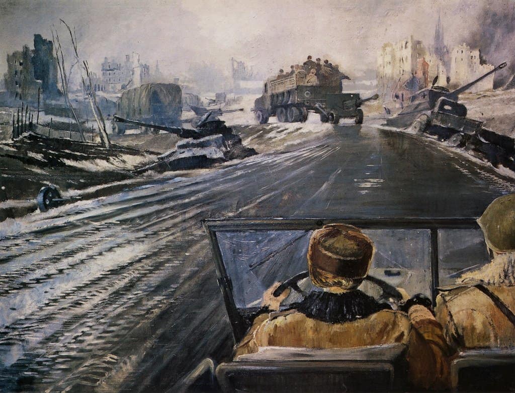 Юрий Пименов. Фронтовая дорога. 1944