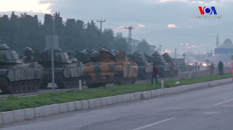 Турецкая армия на границе с Сирией.Операция Оливковая ветвь