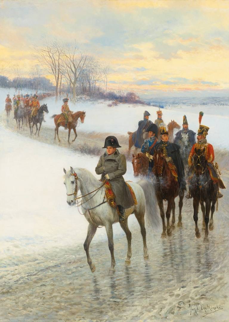 Ян Хельминский. Наполеон во главе своей армии. Ранее 1925
