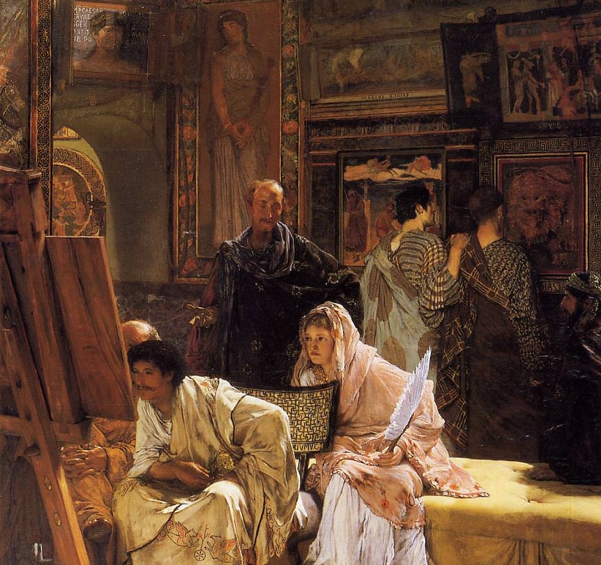 Лоуренс Альма-Тадема. Картинная галерея. 1874