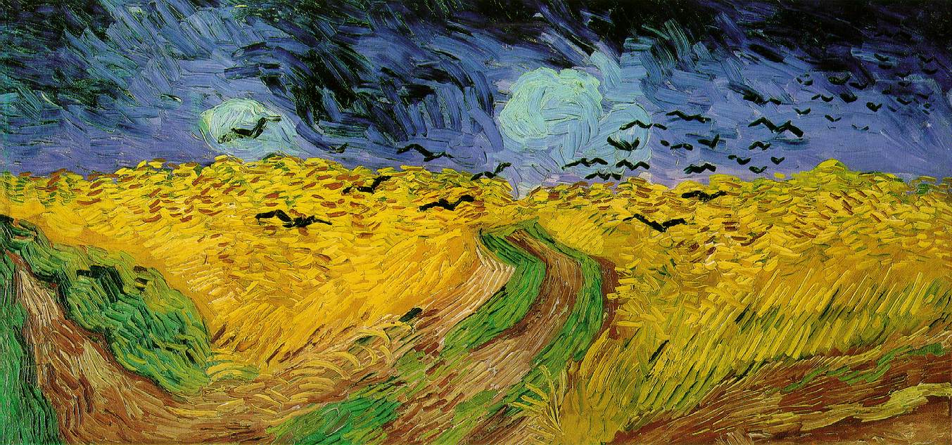 Винсент Ван Гог. Пшеничное поле с воронами.1890 год.