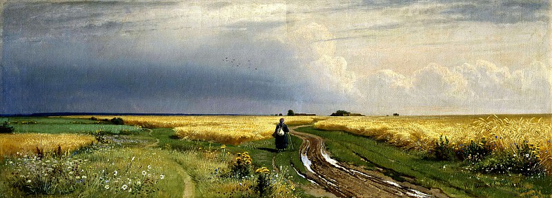 И. Шишкин. Дорога во ржи