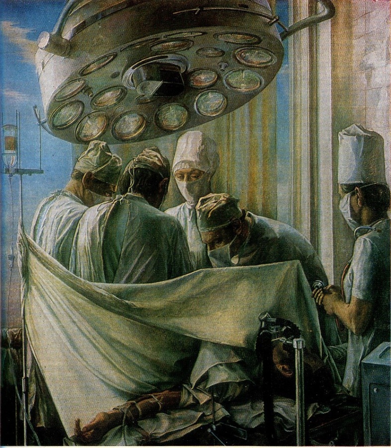 Эдуард Белогуров. Хирурги. Операция. 1981