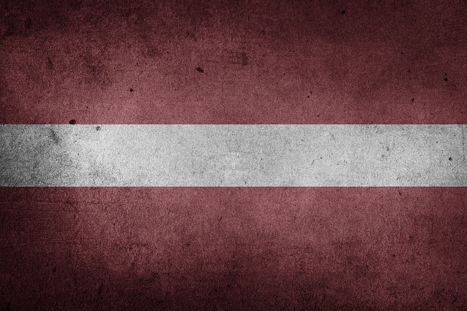 Флаг Латвия
