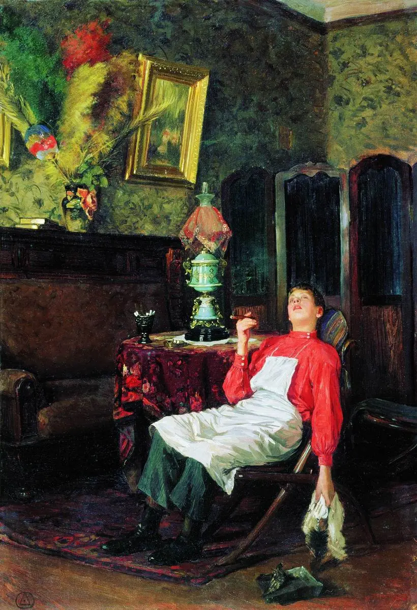 Владимир Маковский. Без хозяина. 1911